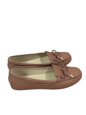 MICHAEL Michael Kors Women's Sutton Moccasin Flat Loafers ~ 7.5 Brown